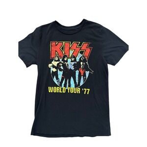 KISS World Tour '77 Graphic Tee Size medium